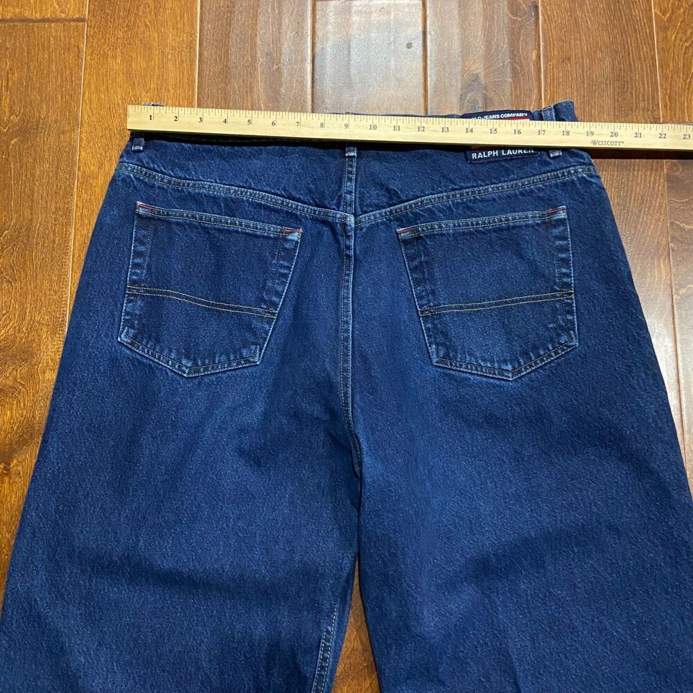 Polo Jeans Company Ralph Lauren Vintage Baggy Banner Jeans Men's Size 38 x 32 - Picture 6 of 9